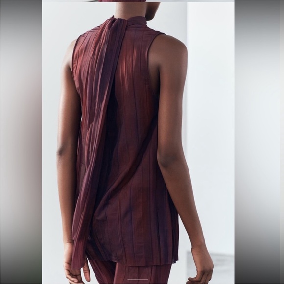 Zara organza tie dye stretch pants - Picture 3 of 12